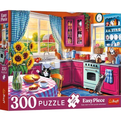 Puzzle 300 el. EasyPiece - Poranek w kuchni Trefl