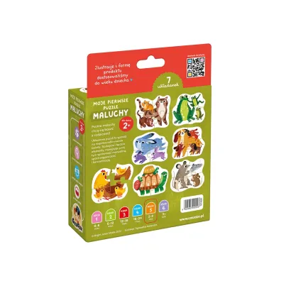 CzuCzu Moje pierwsze puzzle Maluchy 2+ Bright Junior Media