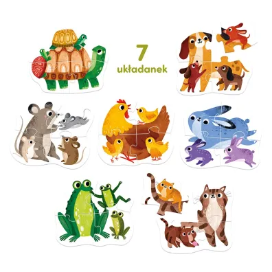 CzuCzu Moje pierwsze puzzle Maluchy 2+ Bright Junior Media