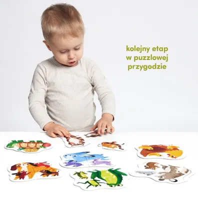 CzuCzu Moje pierwsze puzzle Maluchy 2+ Bright Junior Media