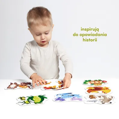 CzuCzu Moje pierwsze puzzle Maluchy 2+ Bright Junior Media