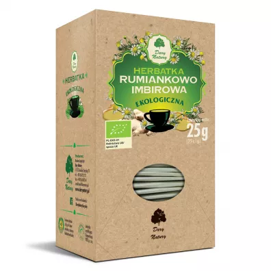 Dary Natury Herbatka rumiankowo-imbirowa 25 x 1 g Bio