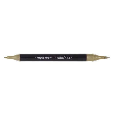 Cricco Pisaki p�dzelkowe metaliczne dwustronne 12 szt.