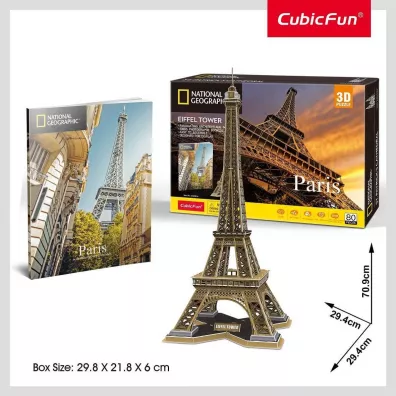Puzzle 3D 80 el. National Geographic. Pary� Cubic Fun