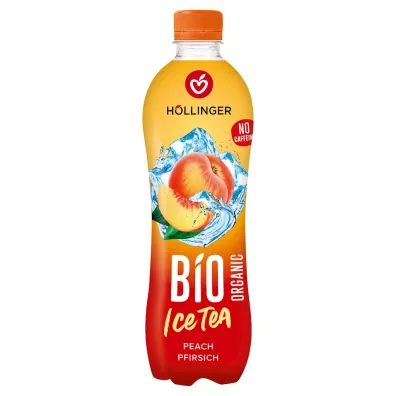 Hollinger Nap�j ice tea o smaku brzoskwiniowym 500 ml Bio