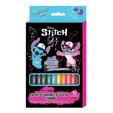 Beniamin Kredki o��wkowe tr�jk�tne Jumbo Stitch 12 kolor�w