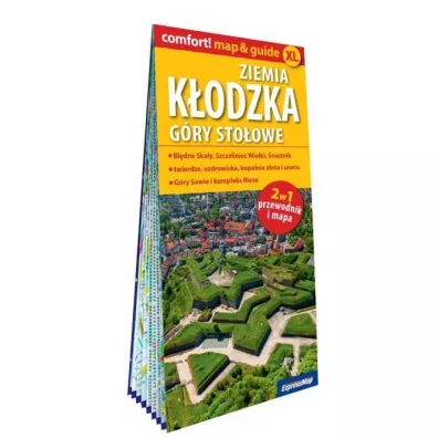 comfort!map&guide XL Ziemia K�odzka, G�ry Sto�owe 2w1 1:220 000