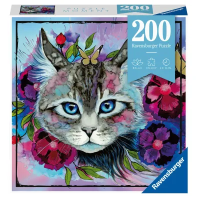 Puzzle 200 el. Kot Ravensburger