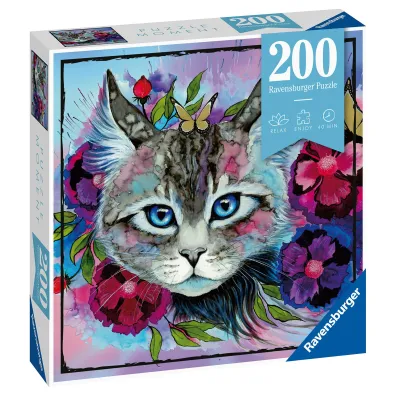 Puzzle 200 el. Kot Ravensburger