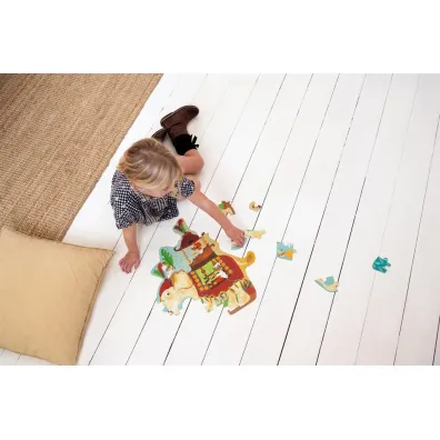 Puzzle konturowe 37 el. S�o� Scratch