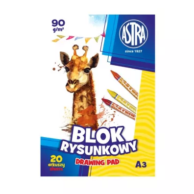 Astra Blok rysunkowy A3 90 g 20 kartek 10 szt.