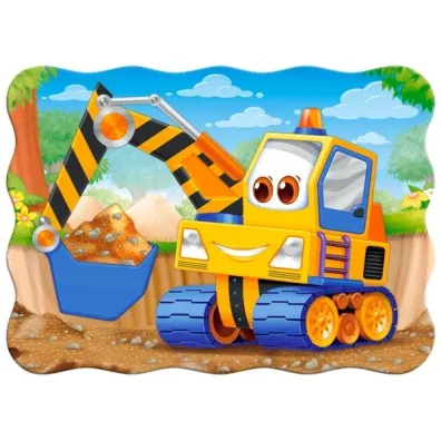 Puzzle konturowe 30 el. Yellow Digger Castorland
