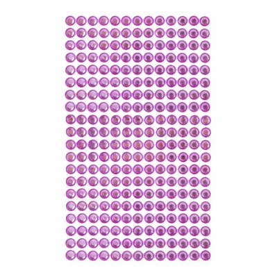 Dalprint Kryszta�ki samoprzylepne 6 mm 260 szt. GRKR-052 r�owe