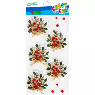 Craft with Fun Naklejki Boe Narodzenie 3D Gazki