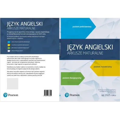 J�zyk angielski. Arkusze maturalne. Poziom podstawowy, rozszerzony, dwuj�zyczny. 8 arkuszy maturalnych zgodnych z wymaganiami egzaminacyjnymi obowi�zuj�cymi od 2025 roku