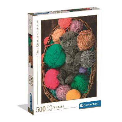 Puzzle 500el Fluffy kitten CLEMENTONI 35612 CLM