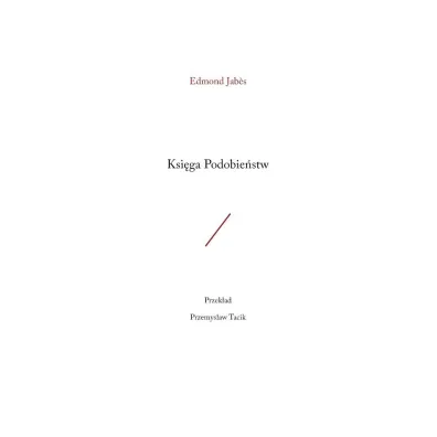 Ksi�ga Podobie�stw - Edmond Jabes