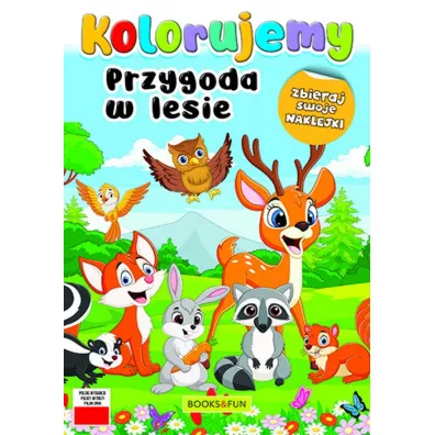 Przygoda w lesie. Kolorujemy
