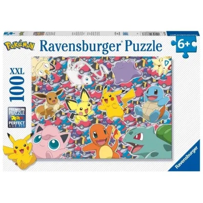 Puzzle dla dzieci 100 el. 2D Pokemon Ravensburger