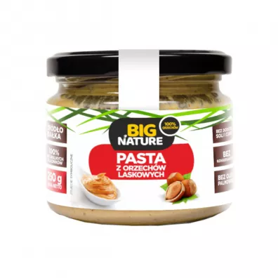 Big Nature Pasta z orzechw laskowych 250 g