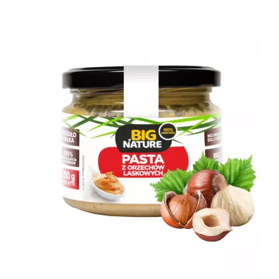 Big Nature Pasta z orzechw laskowych 250 g