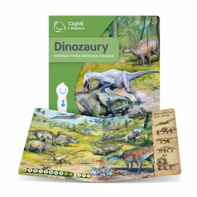 Czytaj z Albikiem. Dinozaury. Interaktywna m�wi�ca ksi��ka