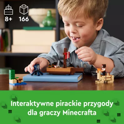 LEGO Minecraft Rejs statkiem pirackim 21259