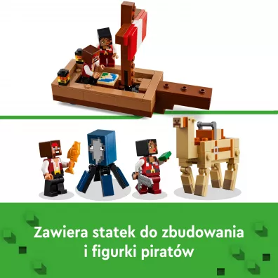 LEGO Minecraft Rejs statkiem pirackim 21259