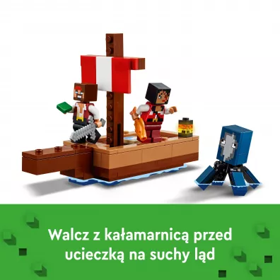 LEGO Minecraft Rejs statkiem pirackim 21259