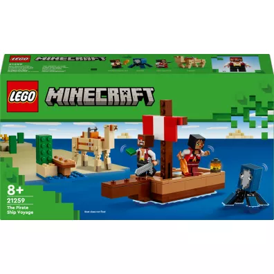 LEGO Minecraft Rejs statkiem pirackim 21259