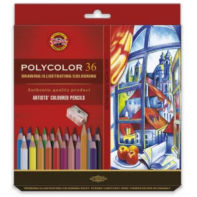 Koh-I-Noor Kredki owkowe Polycolor 36 szt.