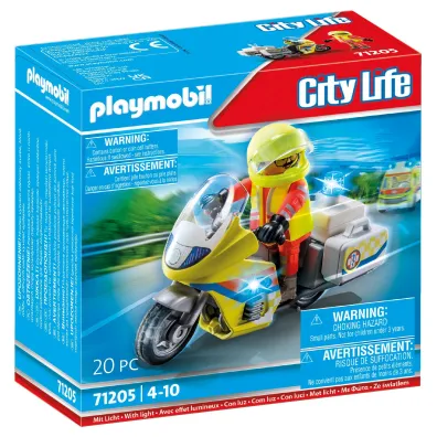 Playmobil City Life Motor ratunkowy ze �wiat�em 71205