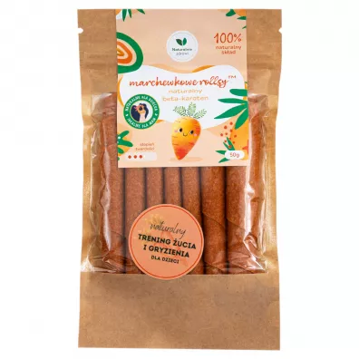 Naturalnie Zdrowi Marchewkowe rollsy™ naturalny betakaroten 50 g