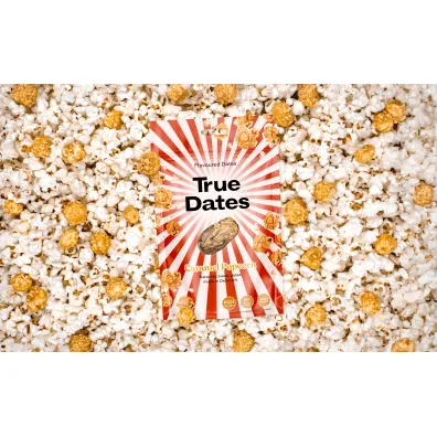 True Dates Daktyle Caramel Popcorn Zestaw 4 x 100 g