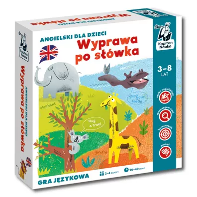 Wyprawa po swka. Angielski dla dzieci. Gra edukacyjna 3-8 lat Edgard