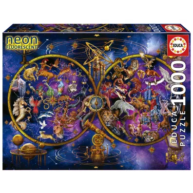 Puzzle 1000 el. Konstelacje (fluorescencyjne) Educa