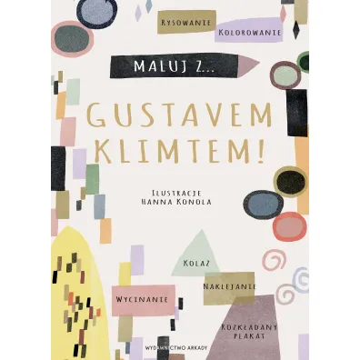Pakiet: Maluj z Vincentem van Goghiem!, Maluj z Gustavem Klimtem!, Blok artystyczny rysunkowy A3 klejony bia�y, Zestaw do rysowania Artist w metalowym pude�ku