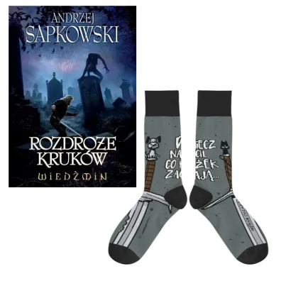 Pakiet Rozdro�e kruk�w. Wied�min. Tom 9, Skarpetki. Dwa miecze - 37/41