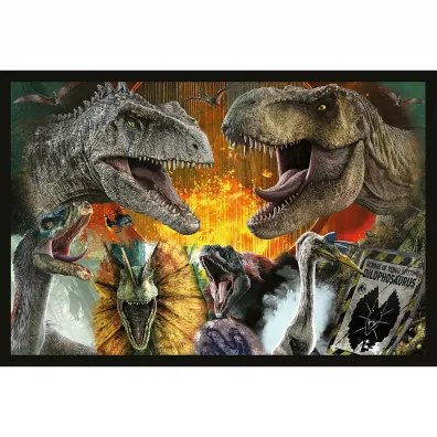 Puzzle 2x200 el. Prehistoryczny �wiat Trefl