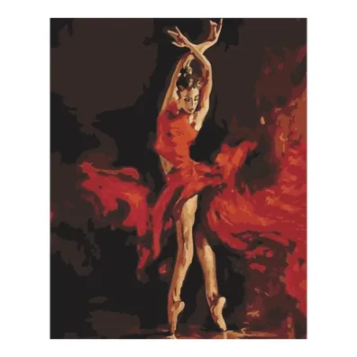 Brushme Malowanie po numerach - W ta�cu 40x50cm