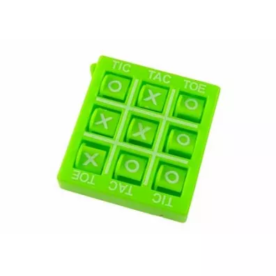 Gra k�ko i krzy�yk 4,5 cm zielona LeanToys