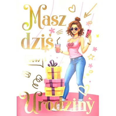 Yeku Karnet 3K Urodziny