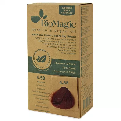 Biomagic Farba do w�os�w czerwony kasztan (4.58) 250 g