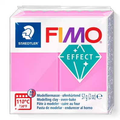 Staedtler Masa plastyczna termoutwardzalna Effect, neon r�owy, 57g, kostka