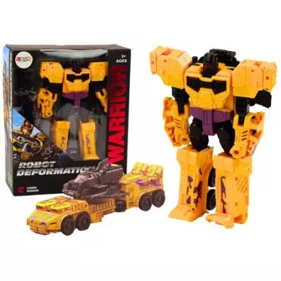 Auto-Robot z broni� 2w1 transformacja ��lty LeanToys