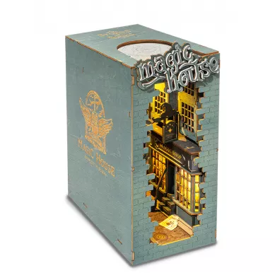Skadany Drewniany Model LED - Magiczny Dom Robotime