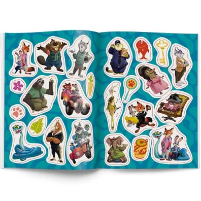 Disney Zwierzogr�d 2. Kolorowanka z naklejkami