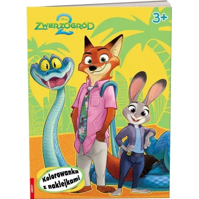 Disney Zwierzogr�d 2. Kolorowanka z naklejkami