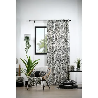 Stof Zasona Ziana 140x260 czarne licie