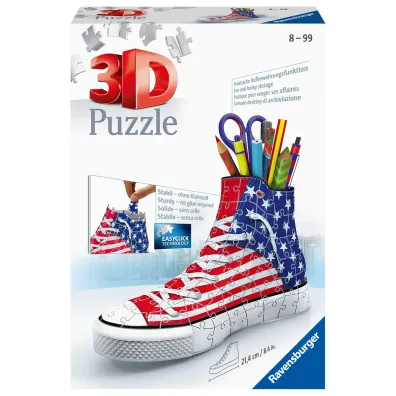 Puzzle 108 el. 3D American Style Przybornik trampek Ravensburger